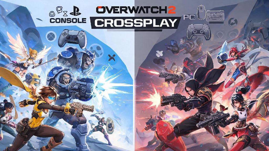 Guide: Can Console Players Play Comp With PC Players in Overwatch 2?